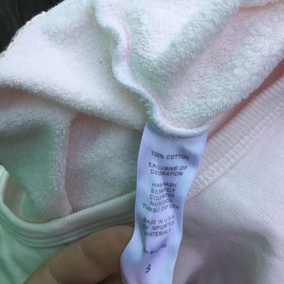 Freecity Woman S Small Top Sweatshirt Powder Pink - Picture 12 of 12